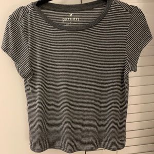 Soft and Sexy A&E striped tee